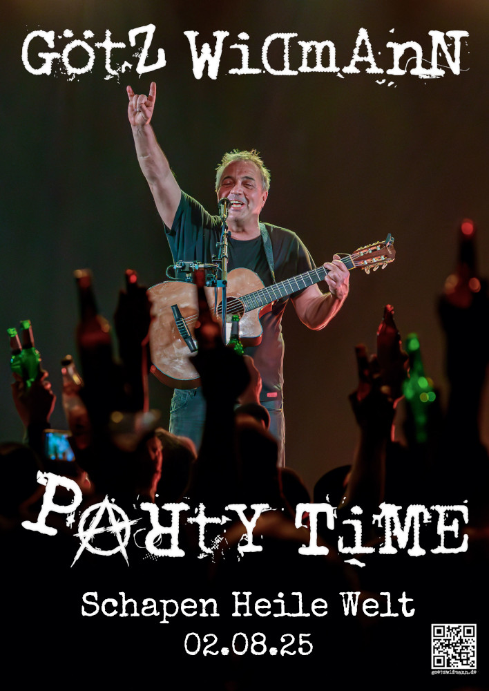 Götz Widmann - Party Time Tour - Schapen Heile Welt 02.08.25