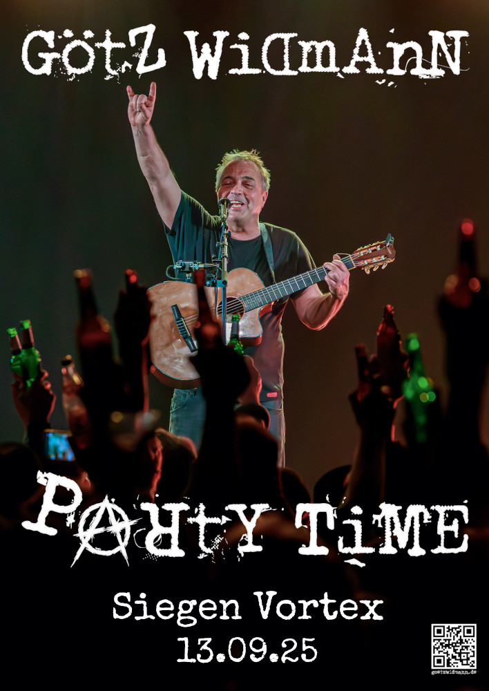 Götz Widmann - Party Time Tour - Siegen Vortex 13.09.25